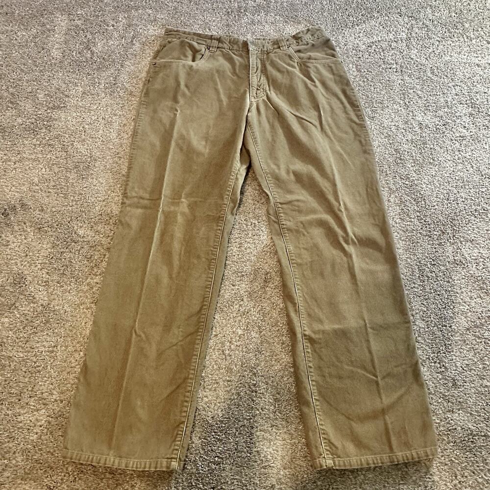 Patagonia Corduroy Pants Mens 35x31 Brown Tan Excellent Organic Cotton